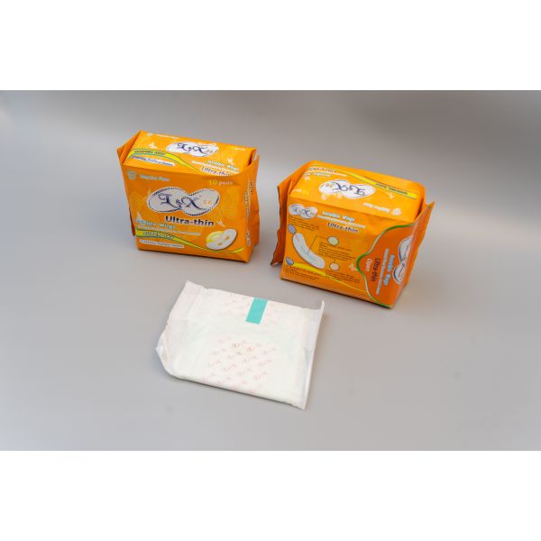 Natural Plant Essences Women Sanitary Napkins Individually Wrapped External Ultra Thin Breathable Absorbent Feminine Hygiene Pads