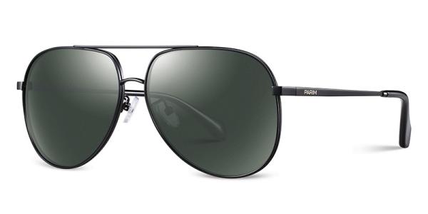 Anti Glare Metal Frame Polarized Sunglasses Size With 145MM Temple Length