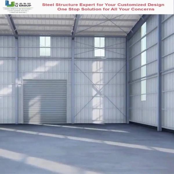 Prefabricated Steel Structure Warehouse with Custom Design