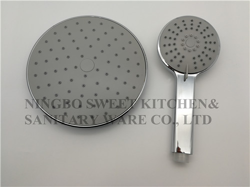 hot sale ABS material chrome plating shower head hand shower rain shower sanitary ware accessories