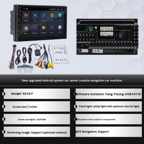Creatall 7/9/10inch Central Control Car Android GPS Navigation Smart for BT Wifi Internet All-in-One Dashboard Machine