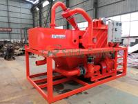 DN100 furou a lama 200GPM Desander do aço de molde 25μM da pilha