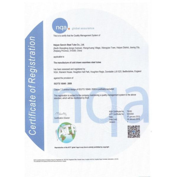 Din2391 ST45, ST52, E355, E355SR, STKM13C Stainless Steel Hydraulic Cylinder Honed Tube