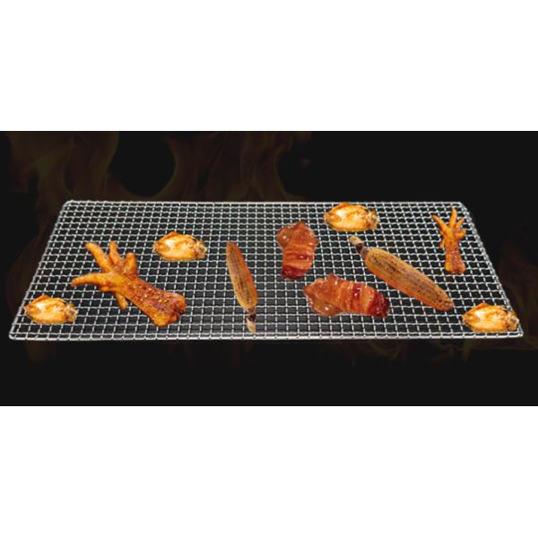 Располагаясь лагерем гриля барбекю прямоугольника на открытом воздухе сваренная нержавеющая сталь