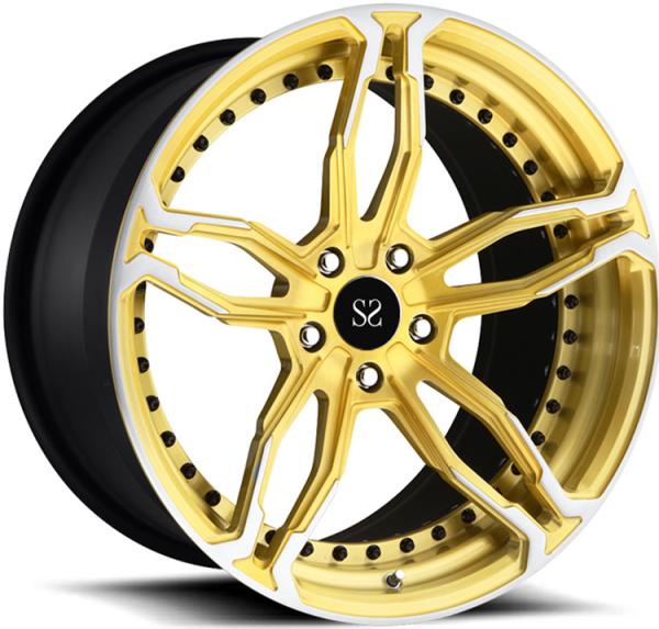 Brushed 2PC Forged Aluminum Alloy Rims 19 20 21 2 For Mustang GT 500