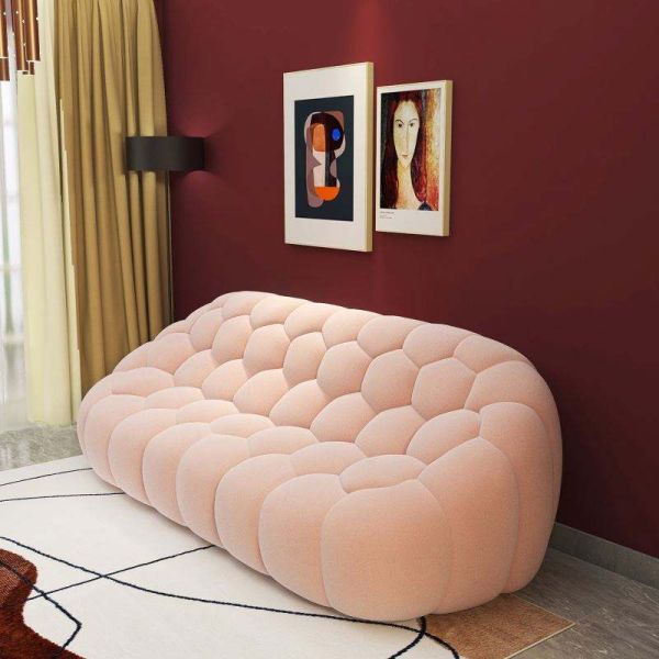 Custom Modern Reclining Upholstered Corner Sofa Set Frameless Boneless Compressed Sofa Living Room