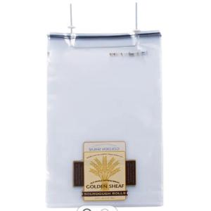 Sacos de pão de plástico reutilizáveis, em vinil, eco-friendly, embalagem de pão de polietileno