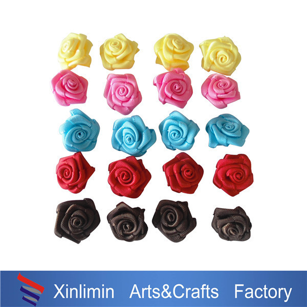 Color Hair Decoration Tie Christmas 100% Polyester Ribbon Mini Bows for Wine Wine Bottles
