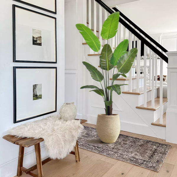 Factory Wholesale Fake Plant Artificial Traveller Palm Faux Green Artificial Decoration for Living Room Shop