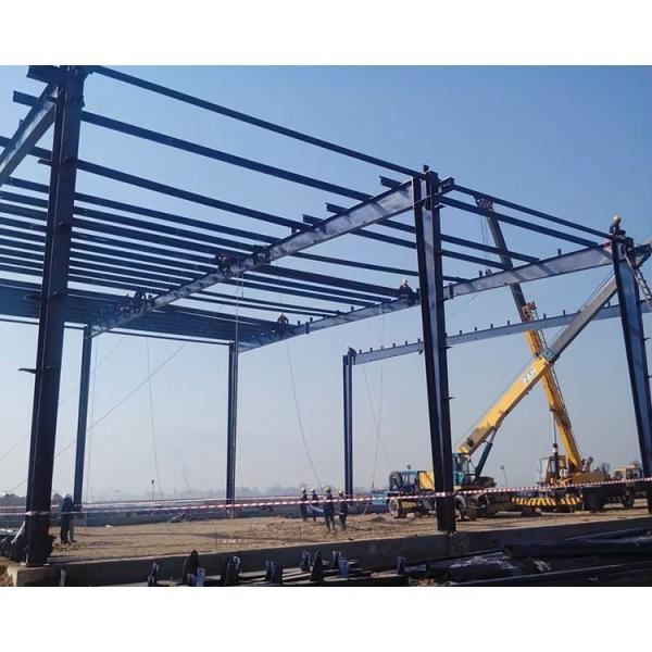 Oficina de armazenagem de estruturas pré-fabricadas de aço para o comércio industrial