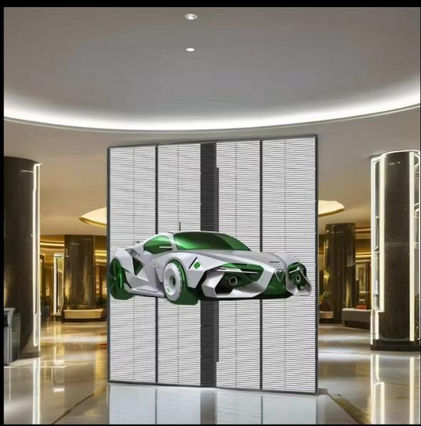Flexible Full Color Commercial Clear Led Display for Glass Window Advertisement