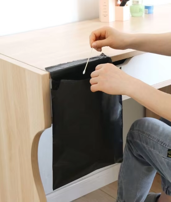 Paste Garbage Bag Shrink Bag Disposable Self-adhesive Recyclable PE Material Household Car Diapers Tampon Liquid Soap