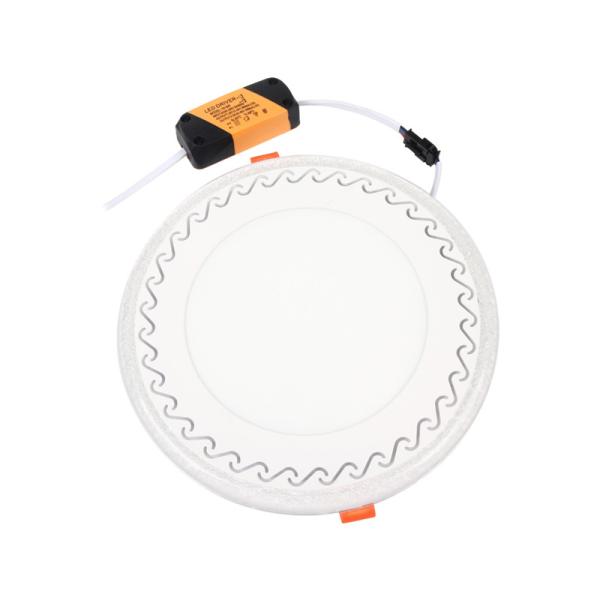 Simple Double Color Commercial Led Ceiling Panel Light With Aluminum Housing