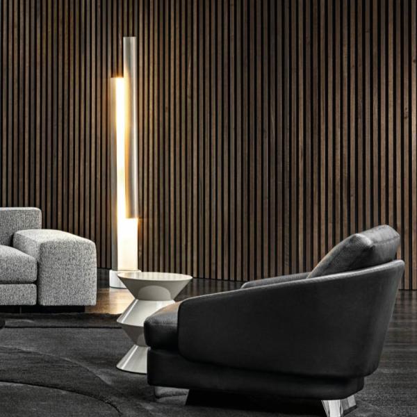 0.85 NRC Painéis acústicos de ardósia de madeira Melamina Finish Alta densidade para decoração escolar