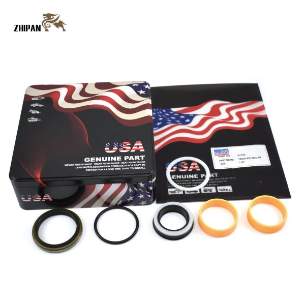 SANY SY75C Track Adjuster Seal Kit Hydraulic Tensioner oil seal ADJ Repair kit for SY75C Excavator Chain Adjuster Kit