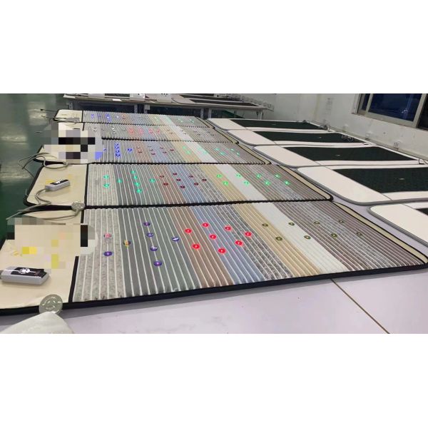 FIR Дальний инфракрасный нагревательный коврик Аметист Драгоценный камень терапия для естественного исцеления 190x80