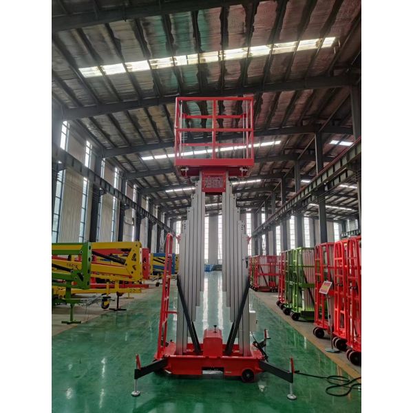 10 м легкий подъемник для одного человека Алюминиевая платформа для воздушной работы