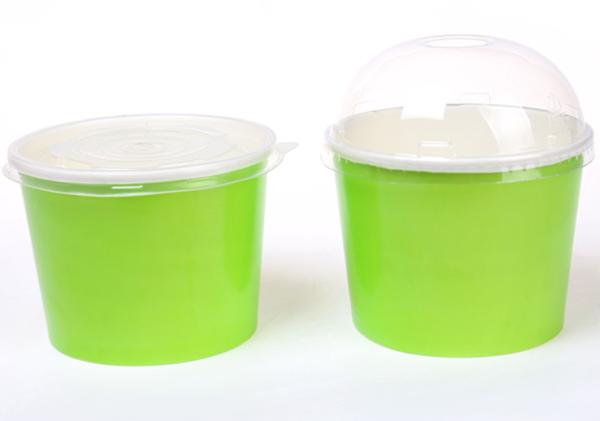 Colourful To Go Branded Ice Cream Cups Food Grade With 6- Colour Printing