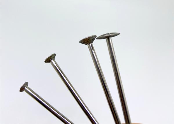 Laboratório dental galvanizado do departamento do cone de Diamond Stone Bur Polishing Inverted que mói o tamanho grande