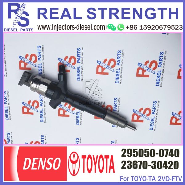 295050 0740 Diesel Fuel Injectors 2950500740 Injector Assembly 295050-0740 For Toyota Hiace 2.5 D 2KD-FTV