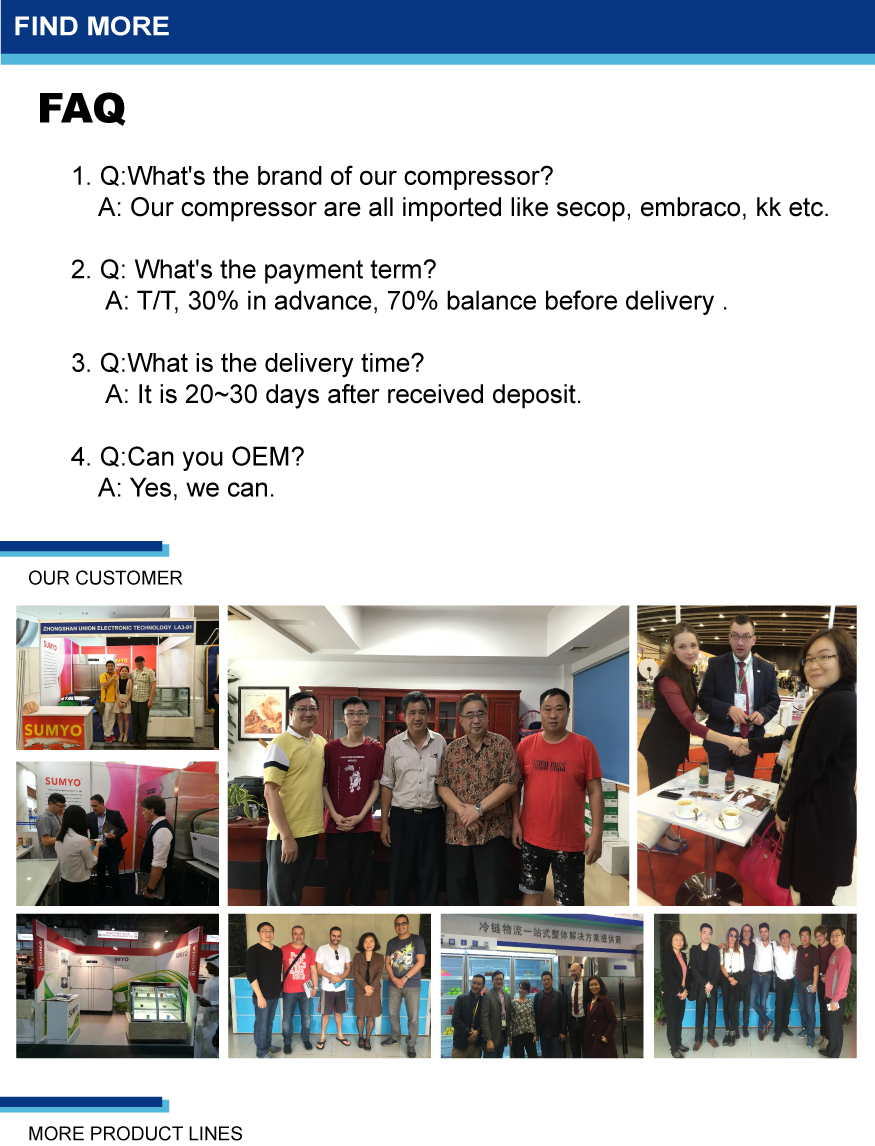 Commercial Island Freezer Display Showcase Supermarket Used