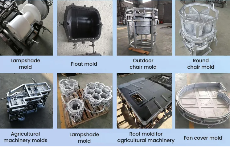 Custom Size Aluminum Rotational Molding Mold with High Precision for OEM Applications