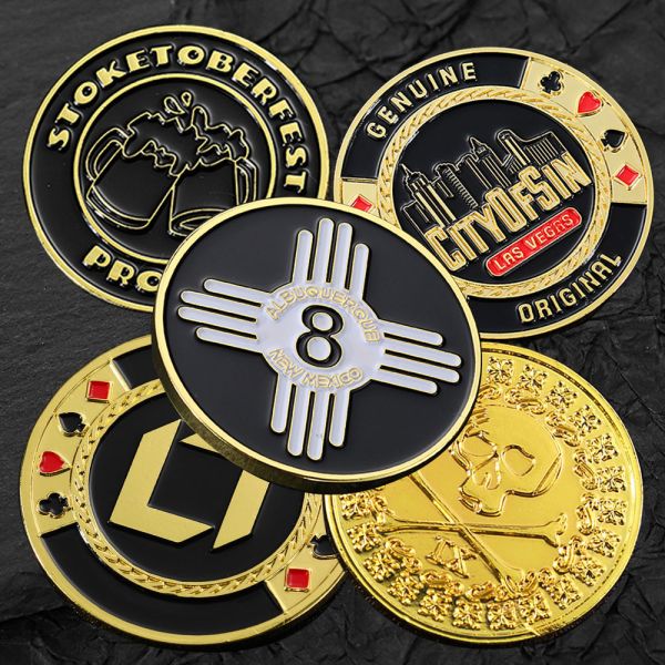 Personalized Soft Enamel Custom Metal Coin with Double Side Design and Customized Logo