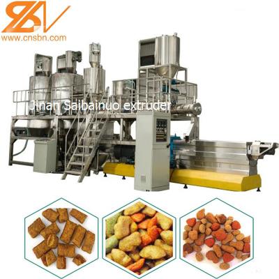 100kg/H - 6t/H Cat Fish Food Extruder Machine , Dog Food Making Machine