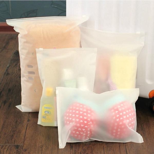 Travel Packing Custom Plastic Bags For Clothes T Shirt Swimwear Underwear Storage