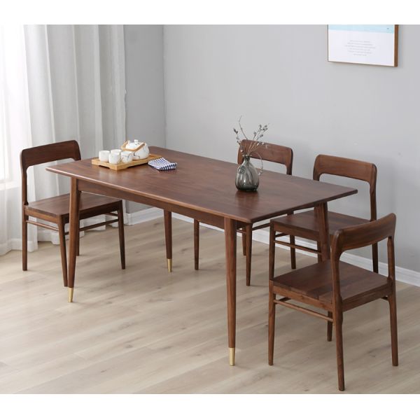 Contemporary Solid Wood Chairs / Wooden Restaurant Chairs Without Armrest