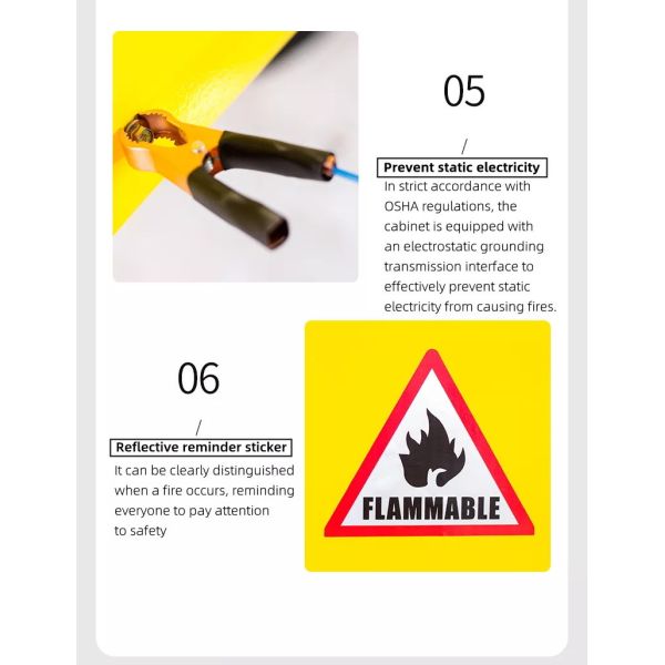 Шкаф баллона мебели лаборатории шкафа хранения безопасности 110 Gal
