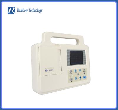 Portable 3.5 Inch Medical ECG Machine Light weight 8 hour battery life