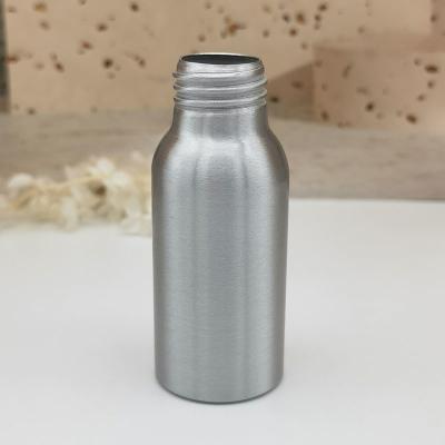 Metal Aluminum Lotion Pump Bottle 18 / 20 / 24mm 50ml Trigger Mist Sprayer Bottle
