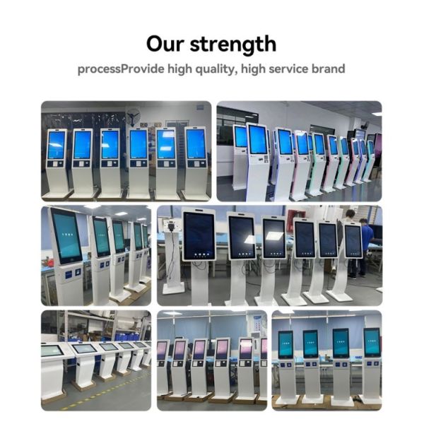 32 Inch Desktop Square Self Service Kiosk Windows 11 Kiosks in Restaurant Ordering Table