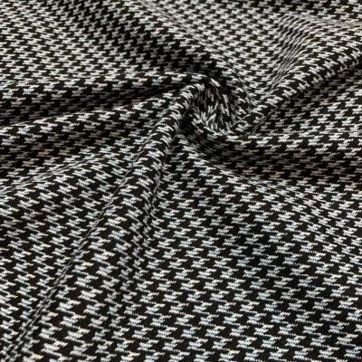High Quality New Design Fancy 75Poly 22Rayon 3Span Knit Jacquard Fabric for Suits and Apparel and Clothes