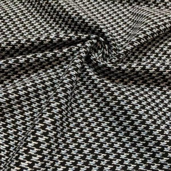 High Quality New Design Fancy 75Poly 22Rayon 3Span Knit Jacquard Fabric for Suits and Apparel and Clothes