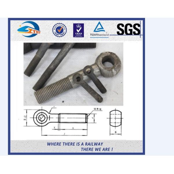 Ранг 10,9 болта следа и чокнутого/введенного болт с Дакромет/шерардизированием