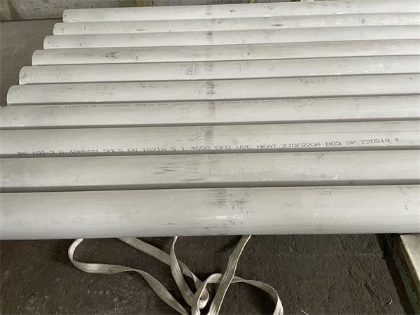 Hairline 1.4404 Stainless Steel Welded Tube Customized EN 10216-5