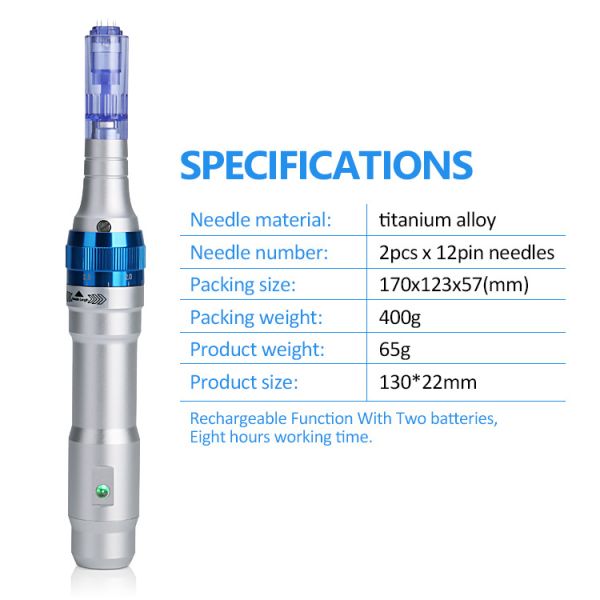 Skin Rechargeable Microneedle Dermapen Wireless Dr. Pen