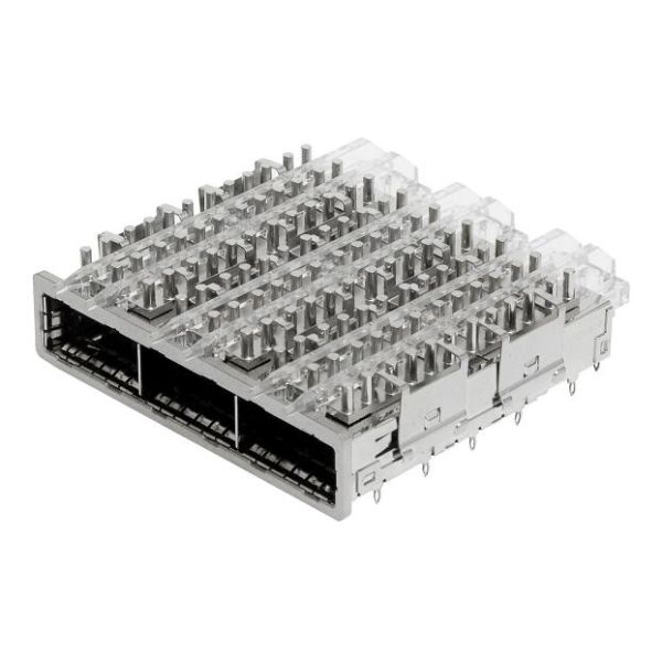 38 position 0.8mm pitch SMT connector Amphenol U90-1101-7000-BP for ExpressPort QSFP high speed data applications