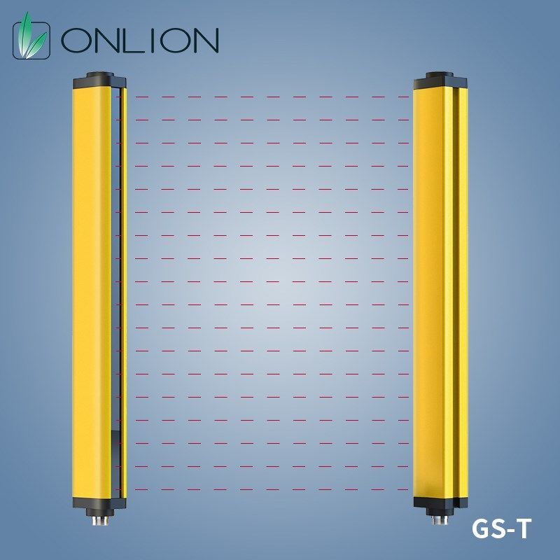 Infrared Photoelectric Safety Light Barrier Light Curtain Sensor IP65 DC10 - 30V Aluminum Alloy