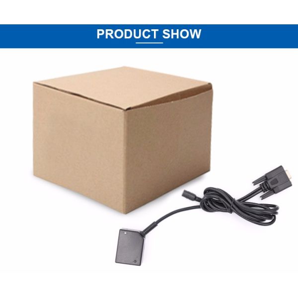 Custom CCD Fixed Mount Barcode Scanner 32-Bit Mini Fixed Reader RS232 DF3100