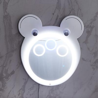 Espelho esperto da composição da forma dos desenhos animados do banheiro 4mm do diodo emissor de luz da Três-cor