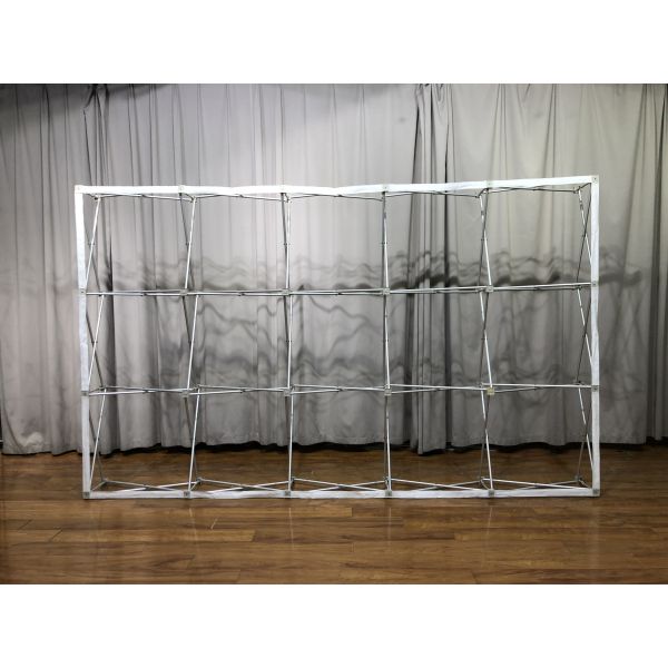 8FT 10FT 20FT Exhibition Trade Show Roll Pull up Pop up Display Wall Booth Stretch Tension Fabric Backdrop Display Banner Stands