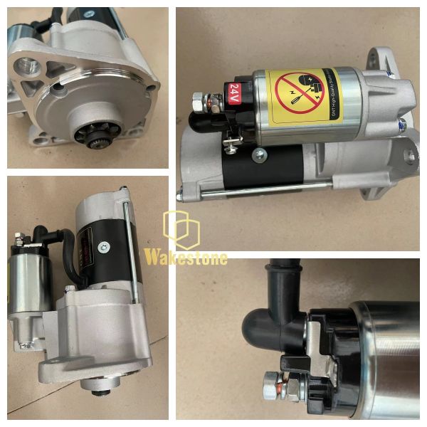 ME017004 Mitsubishi Starter Motor For Carter E70B Excavator 24V 9T