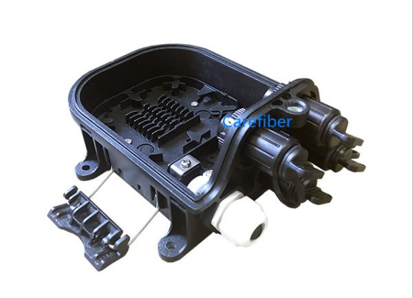 Outdoor Waterproof IP68 Fiber Optic Distribution Box 4 Core H Connector Pre Terminated