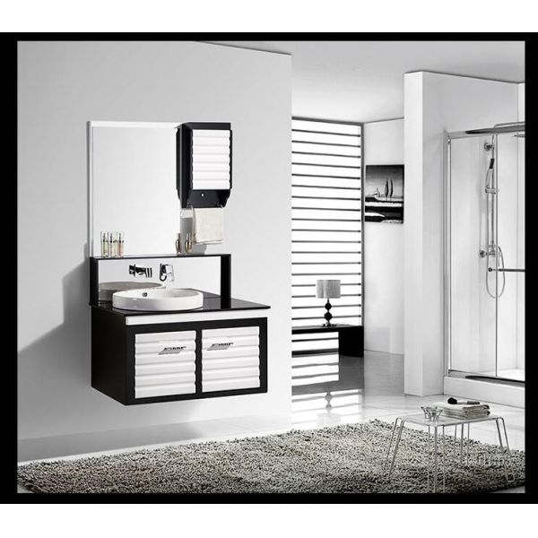 PVC Storey Height Bethroom Cabinets / Bathroom Furniture