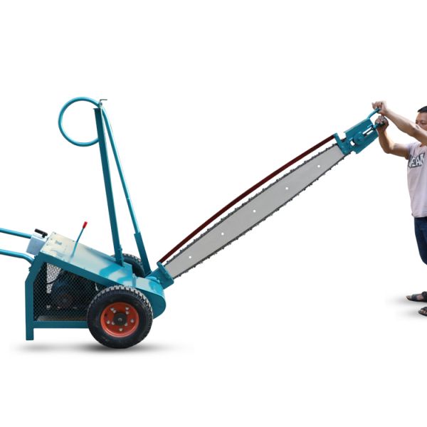 Промышленный электрический дереворезатель мощностью 4 кВт для переносной резки древесины в промышленных условиях