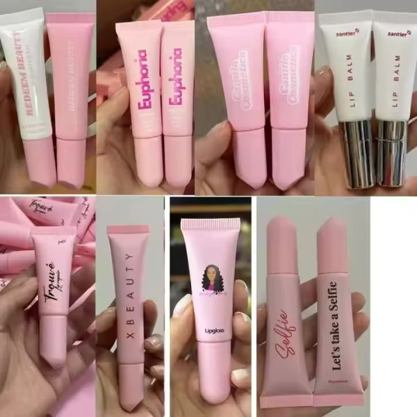 Customized Color Lip Balm Tube Squeeze Packaging Plastic Empty Cosmetic Tube Packaging