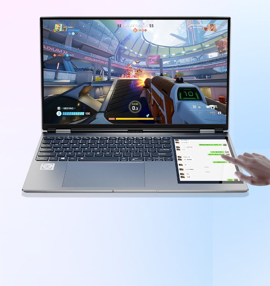 Aether Customizable 15.6Inch 7Inch Touch Screen Student Laptop Intel Celeron QuadCore SSD DDR4 Win 10 11 English IPS Camera